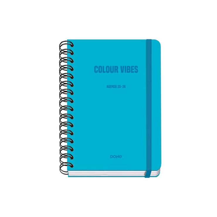 Agenda escolar Dohe A5 sem/vista cas 2025-26 Vibes azul