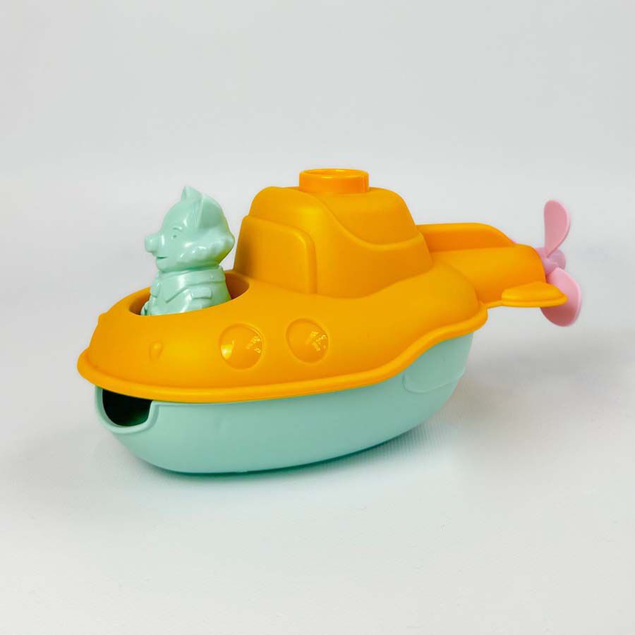 Vaixell submar&iacute; groc