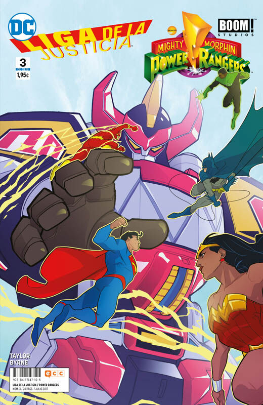Liga de la Justicia/Power Rangers n&uacute;m. 03