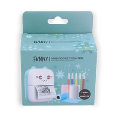 Impressora Mini Funny Kawai blau