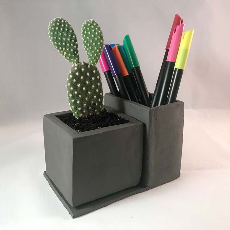 Barro endurecible Sio-2 Plus 1 kg negro