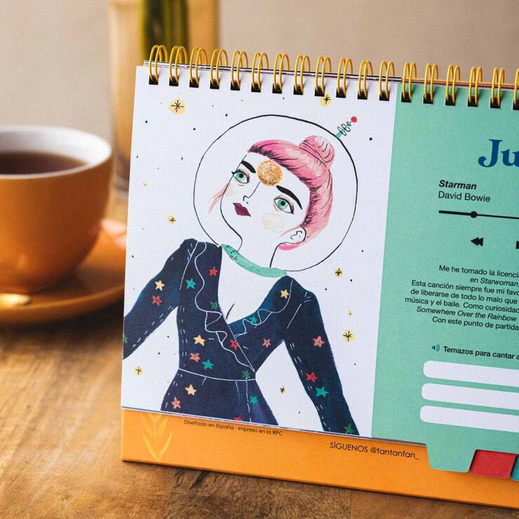 Calendario Sobremesa Tantanfan Castellano 2027 Maria Hesse