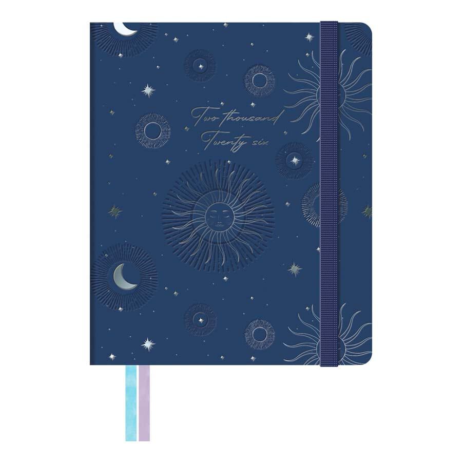 Agenda Takenote A5 sem/vista mult 2026 Celeste