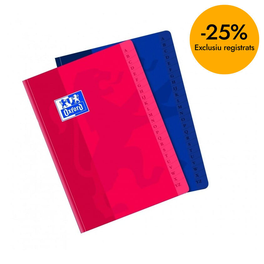 &Iacute;ndex albaf&egrave;tic Oxford cosit assortit