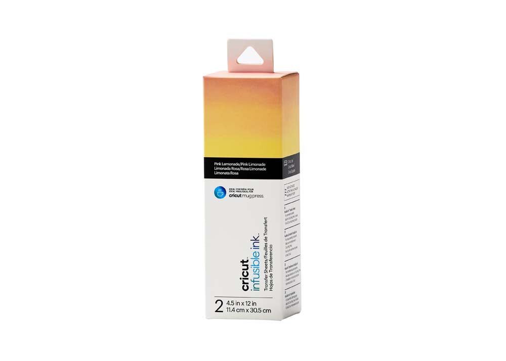 Infusible Ink transfer 11x30cm pink lemon 2 hojas