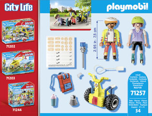 Playmobil City Rescate Patinete 71257