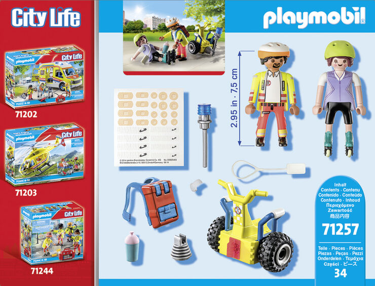 Playmobil City Rescat Patinet 71257