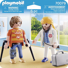 Playmobil Doctora y paciente (70079)