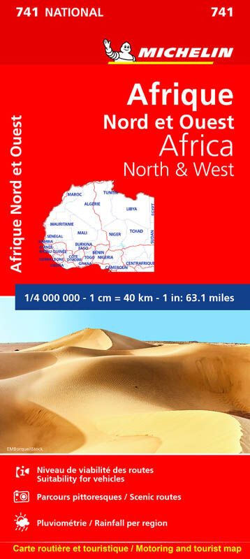 Mapa National Africa Norte y Oeste