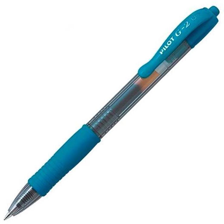 Bolígrafo Pilot G-2 azul Pastel 12u