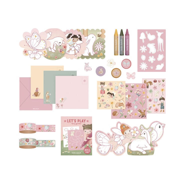 Maleta Creativa Rosa Fairy Garden