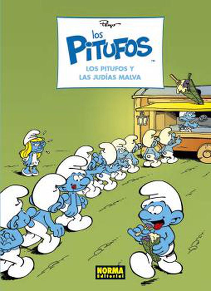 Los pitufos 36. Los pitufos y las judías malva