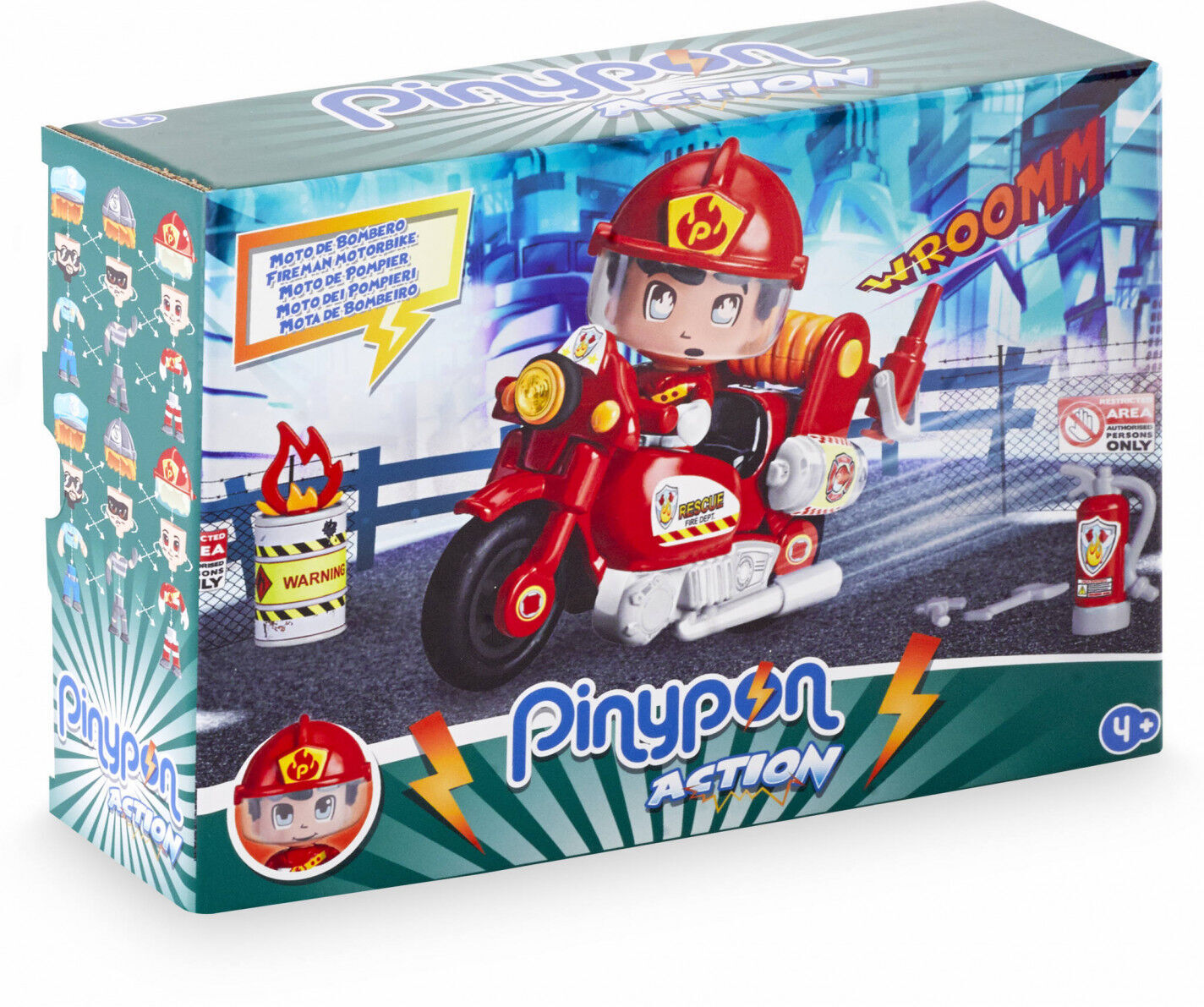 Pinypon Action Moto bombero