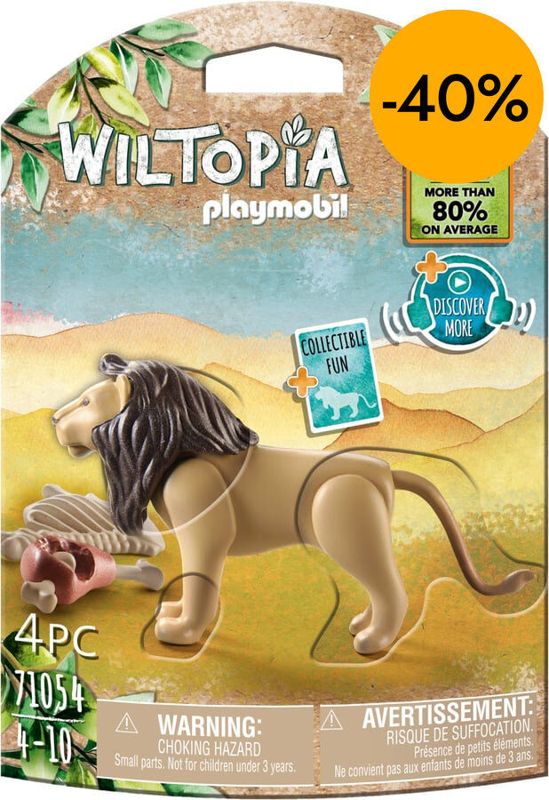 Playmobil Wiltopia  Le&oacute;n 71054