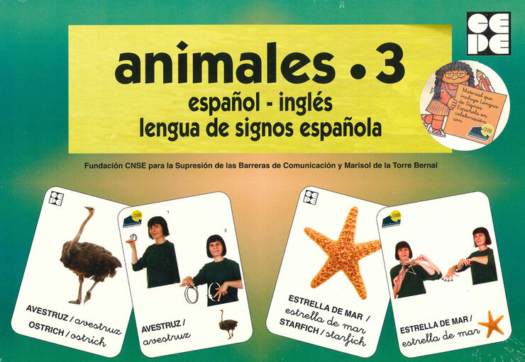 Animales 3 Esp-Ing. Lengua Signos