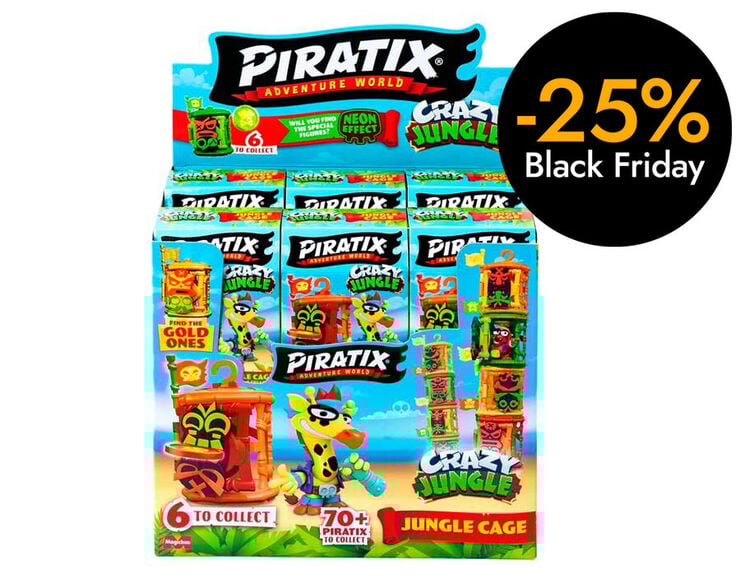 Piratix Crazy Jungle Cage - Assortit