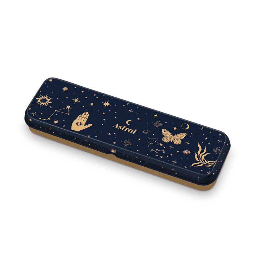 Estuche met&aacute;lico Erik Astral