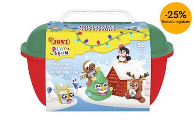 Cofre Plastilina Jovi Navidad Play & Fun
