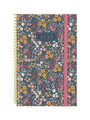 Agenda Finocam Design Collection E5 sem/vista horizontal cas 2026 Flora