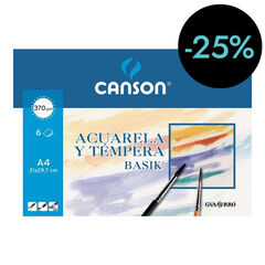 Làmines Aquarel·la Guarro A4 6 fulls