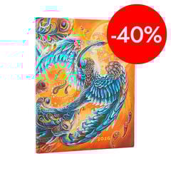 Agenda Paperblanks Flexi P&aacute;jaro de Cielo Ultra vertical sem/vista 2026