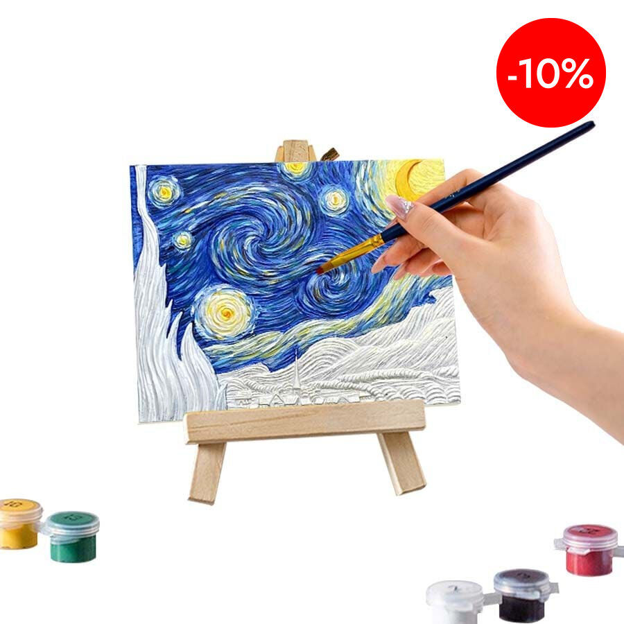 Pintura 3D Madnesstoys Mini La noche estrellada
