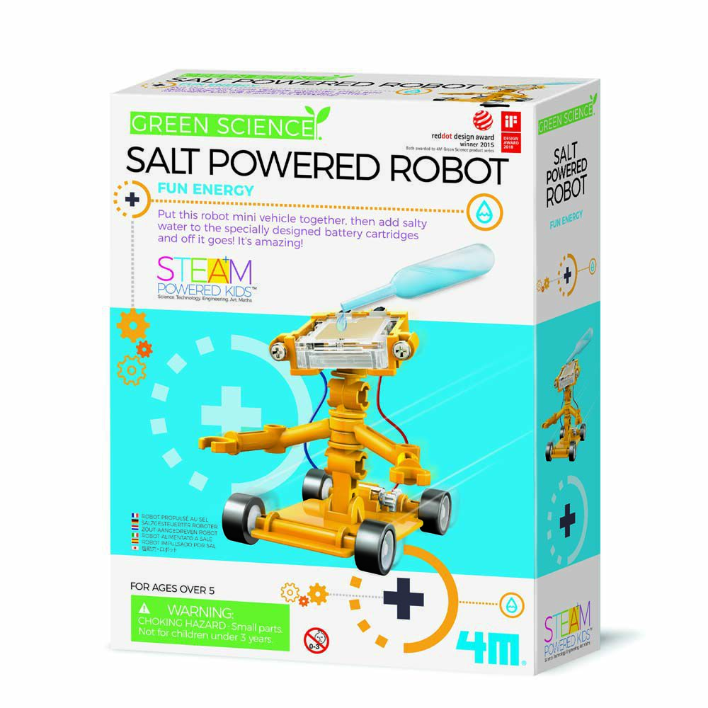 4M Robot energitzat amb aigua salada