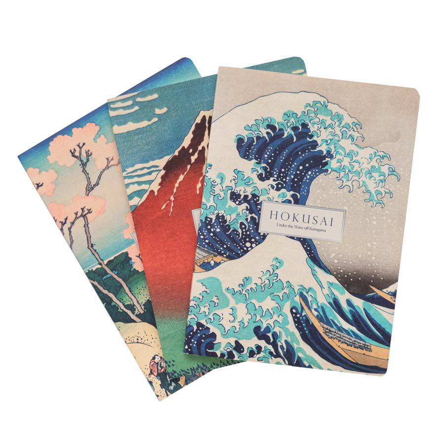 Pack 3 Libretas A5 Kokonote Hokusai
