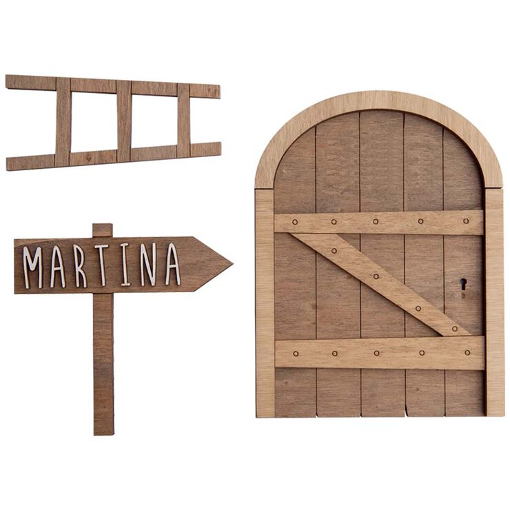 Kit Puerta Ratón Pérez madera