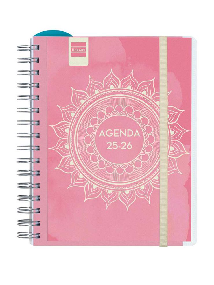 Agenda Finocam docente Magistral personalizable 1/4 sem/vista cas 2025-26 Mandala