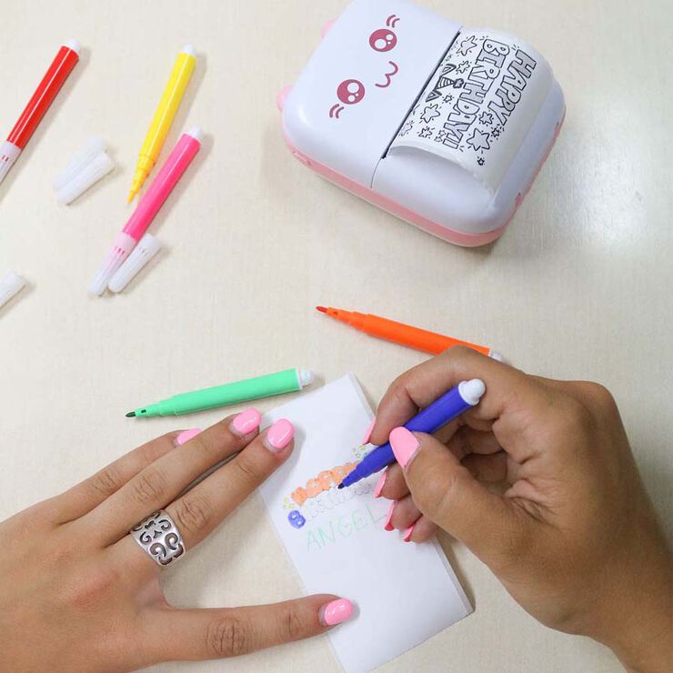 Impresora Mini Funny Kawai rosa