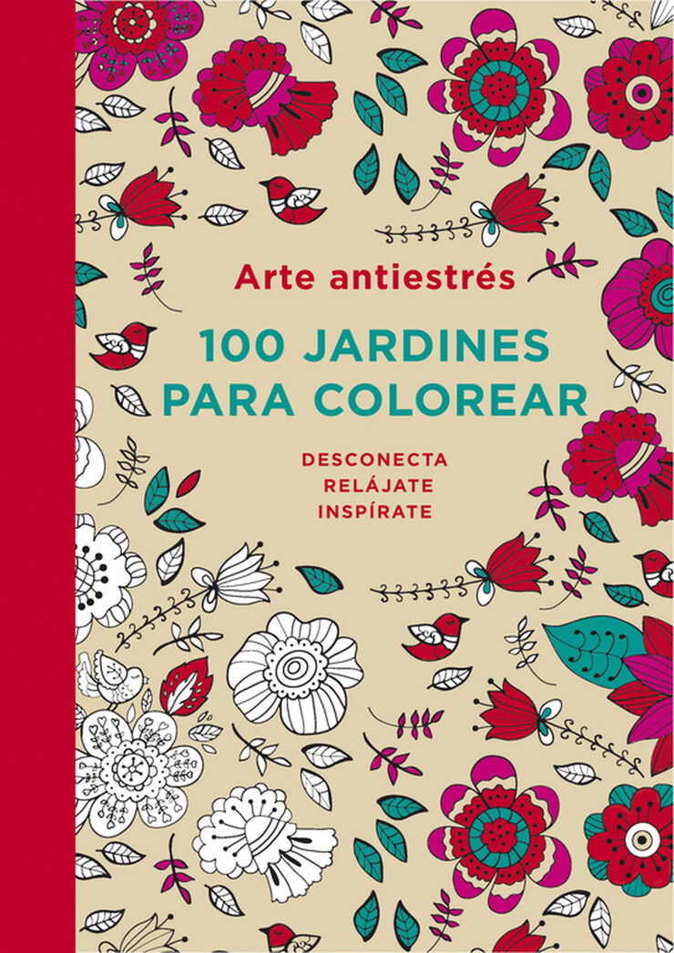 100 jardines para colorear