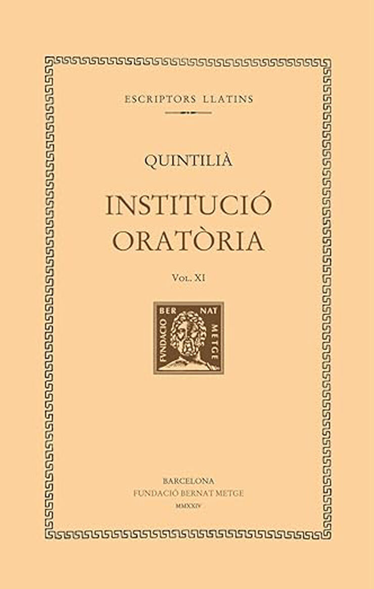 Institució oratòria (Vol. XI)