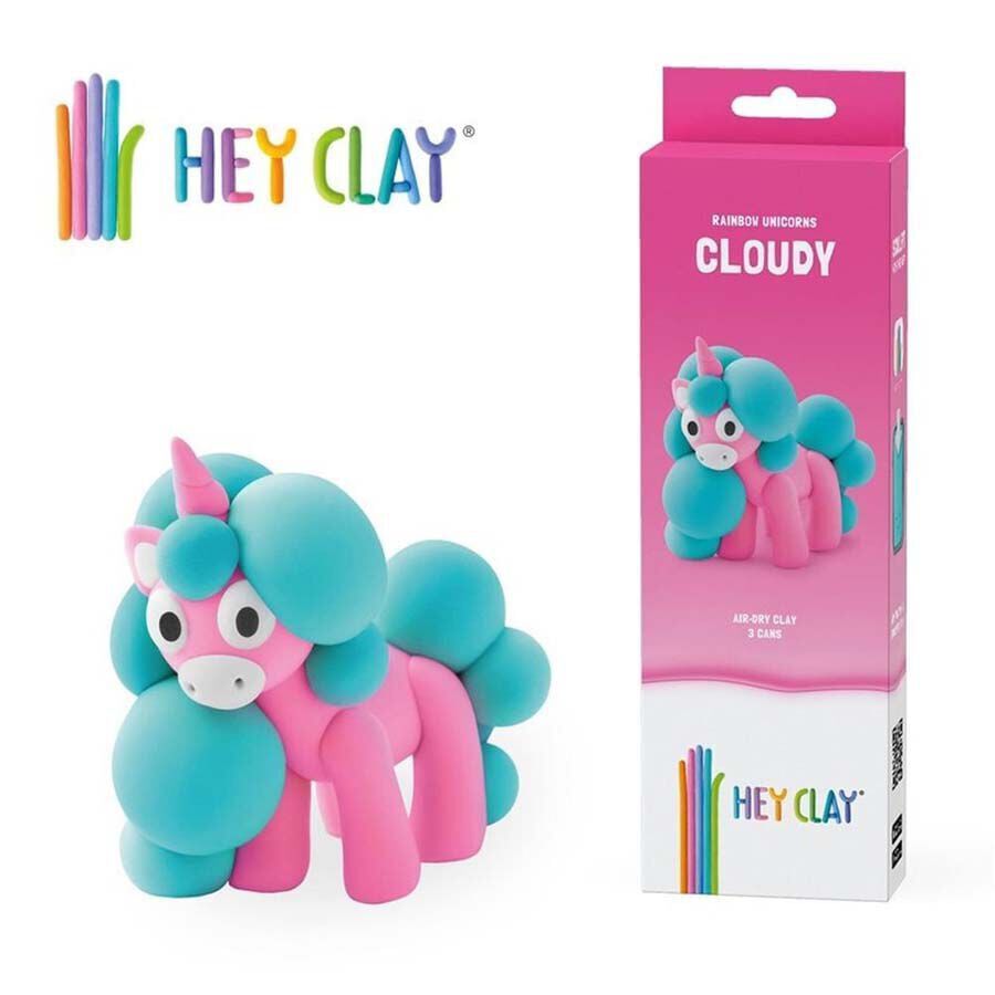 Plastilina Heyclay Unicorn Cloudy 3 botes