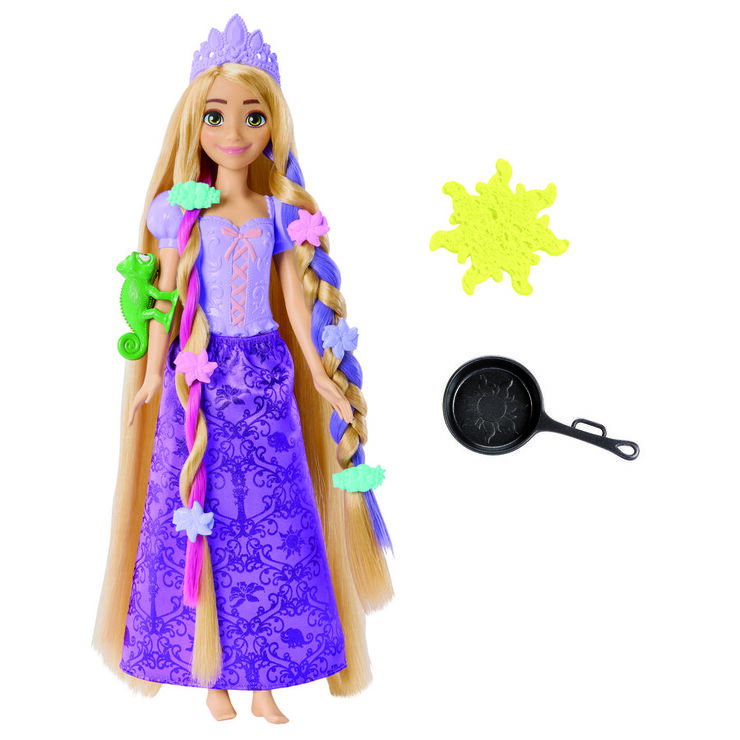 Disney Princesa Muñeca Rapunzel Peinados Mágicos