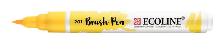 Rotulador Ecoline Brush Pen amarillo claro 201