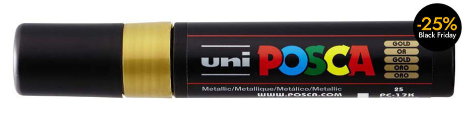 Rotulador Posca PC-17K 15mm oro