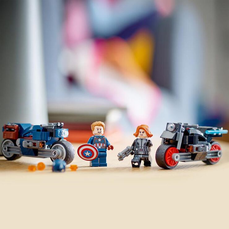 LEGO® Marvel Motos de la Viuda Negra y el Capitán América 76260