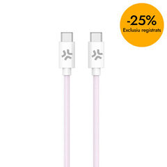 Cable USB-C 1,5m Celly rosa pastel