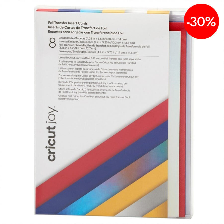 Joy 8 Tarjetas/Sobres Foil Celebrate A2