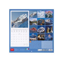 Calendario pared Legami 30x29cm 2026 Mountains