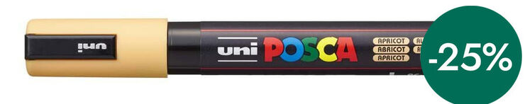 Retolador Posca PC-5M 1,8-2,5mm albercoc