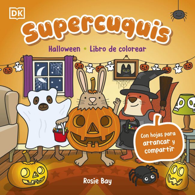 Supercuquis Halloween: Libro de colorear