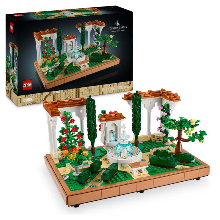 LEGO® Icons Jardín con Fuente 10359