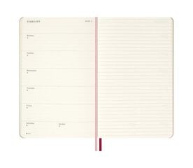 Agenda Moleskine 18 mesos dia/p&agrave;g L tapa dura Sakura