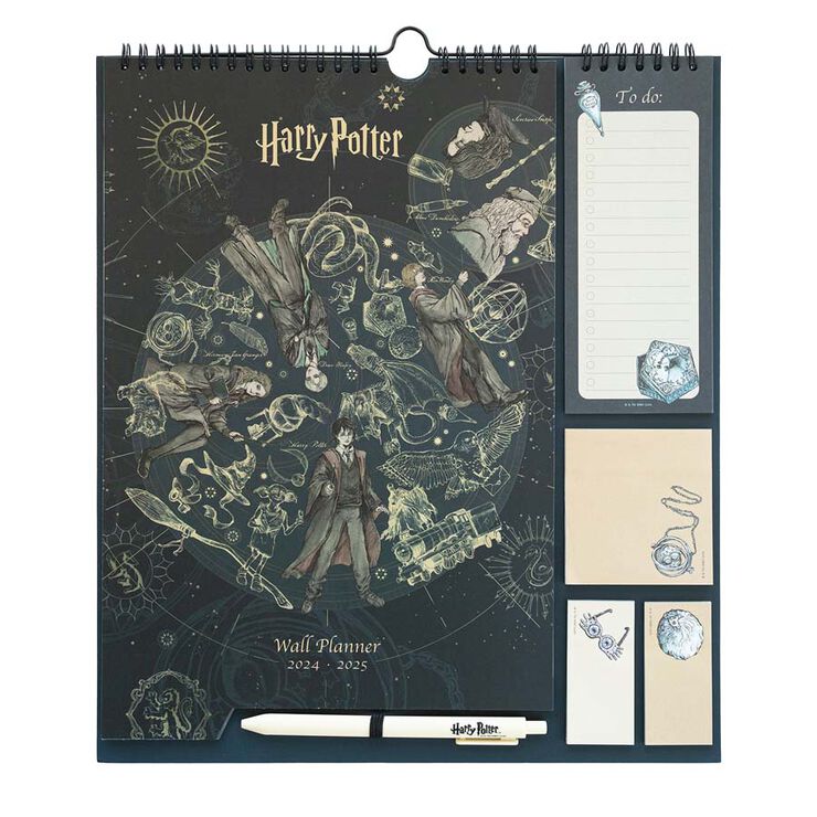 Planificador mes/vista 16meses mult 24-25 Harry Potter