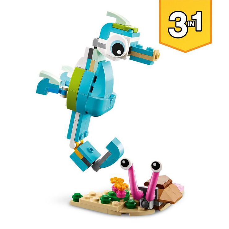 LEGO® Creator Delfín y Tortuga 31128