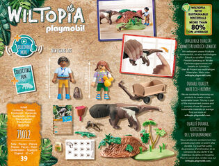Playmobil Wiltopia Cuidado del Oso Hormiguero 71012