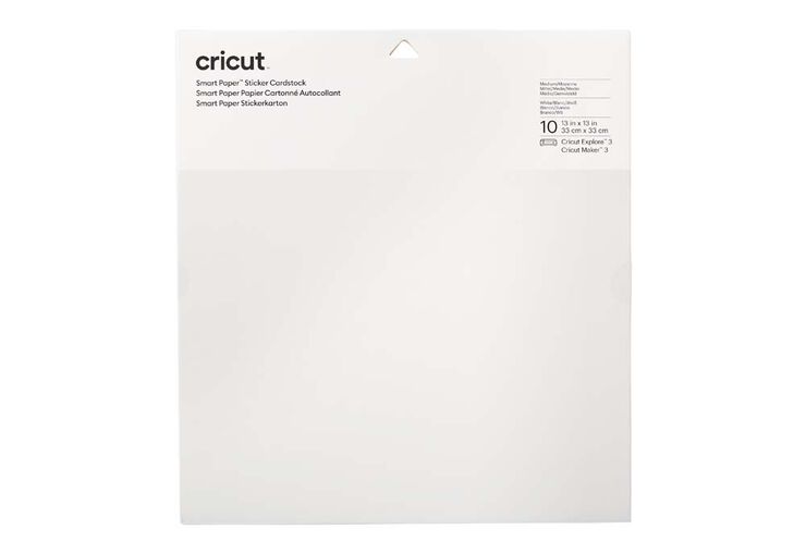 Cricut Cartulinas Smart 33x33 blanco 10u