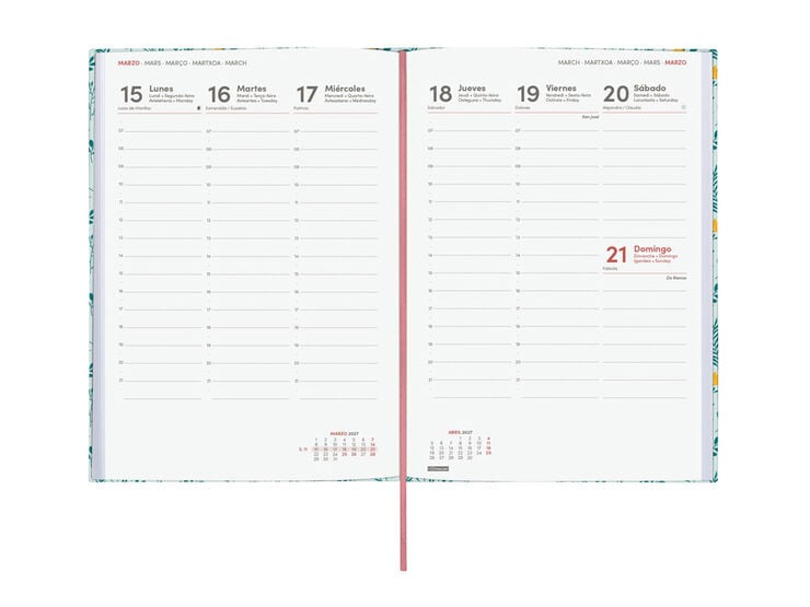 Agenda Finocam Berlin Setmana Vista Vertical 2027 Castell&agrave; Blanc